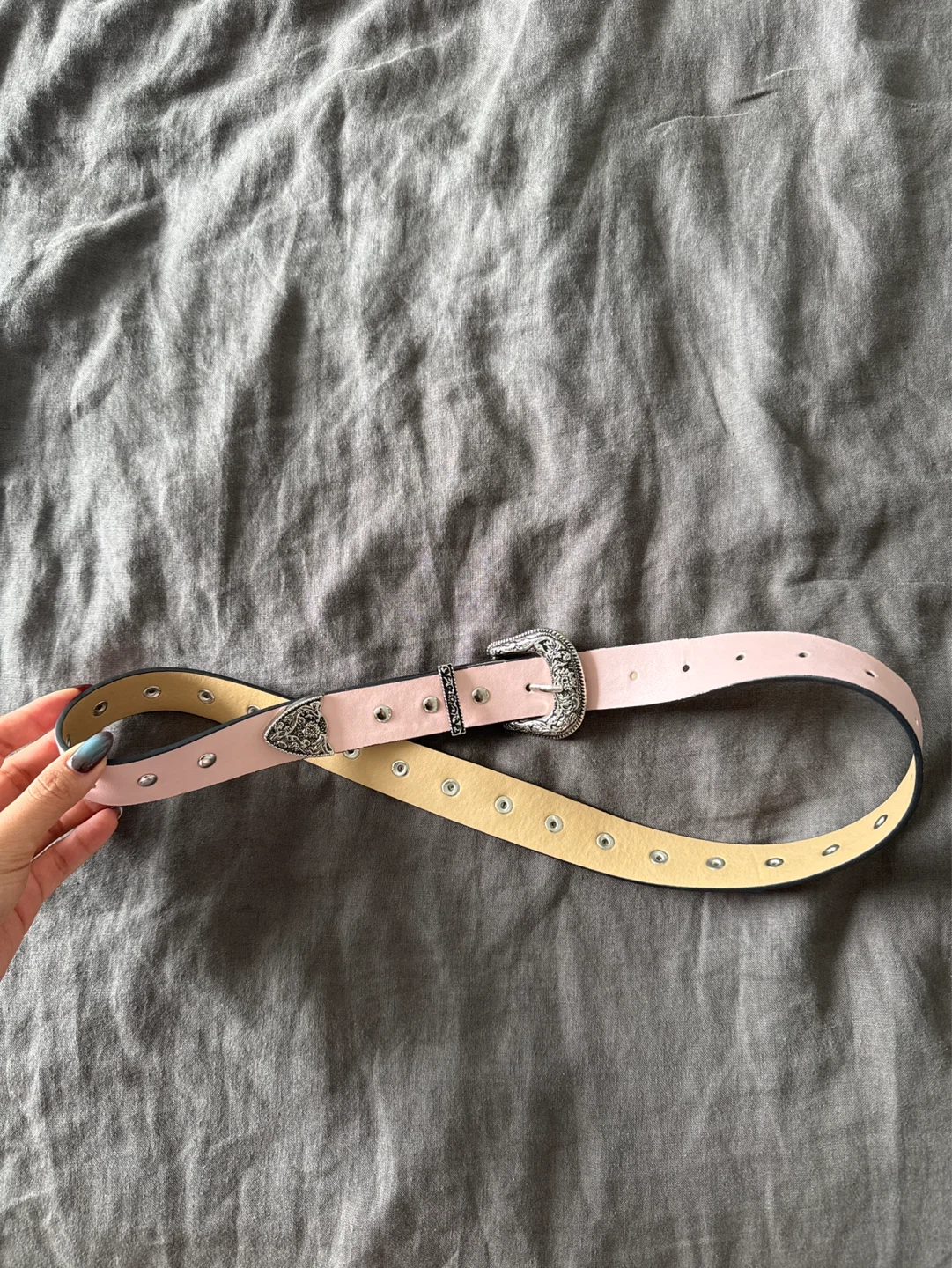 Pink cowgirl belt