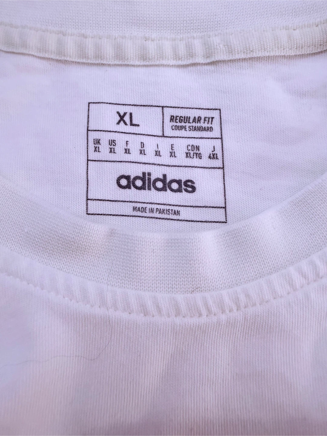 Adidas Men's White Graphic T-Shirt XL - photo 4