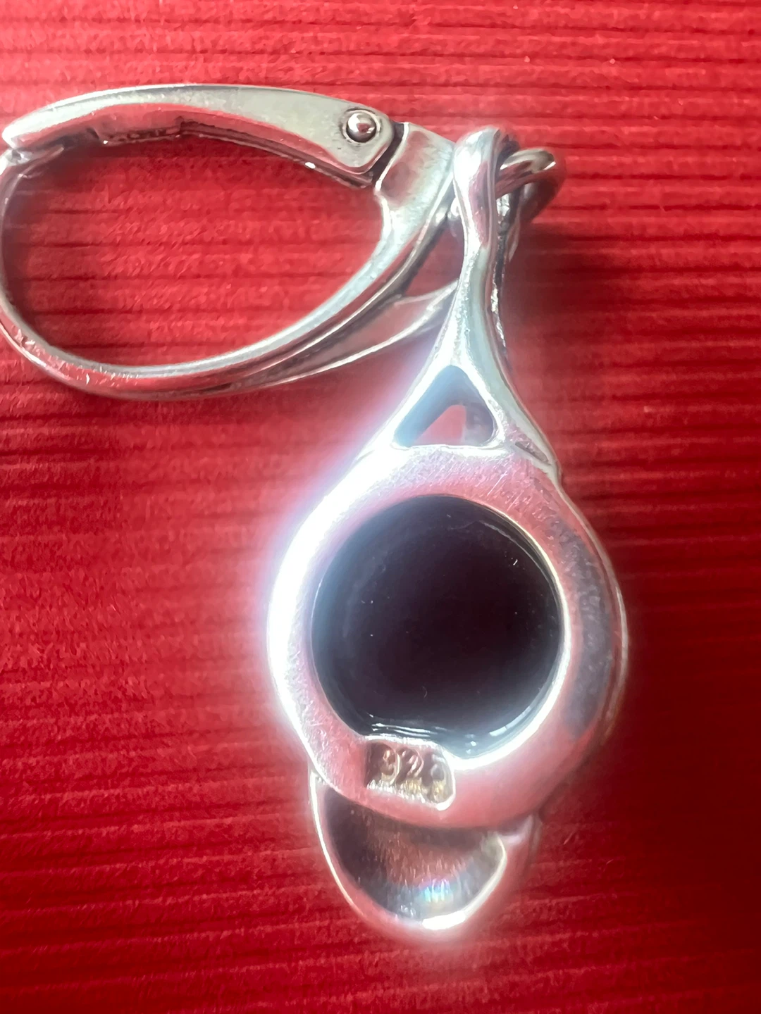 Sterling Silver Amber Teardrop Earrings - photo 4