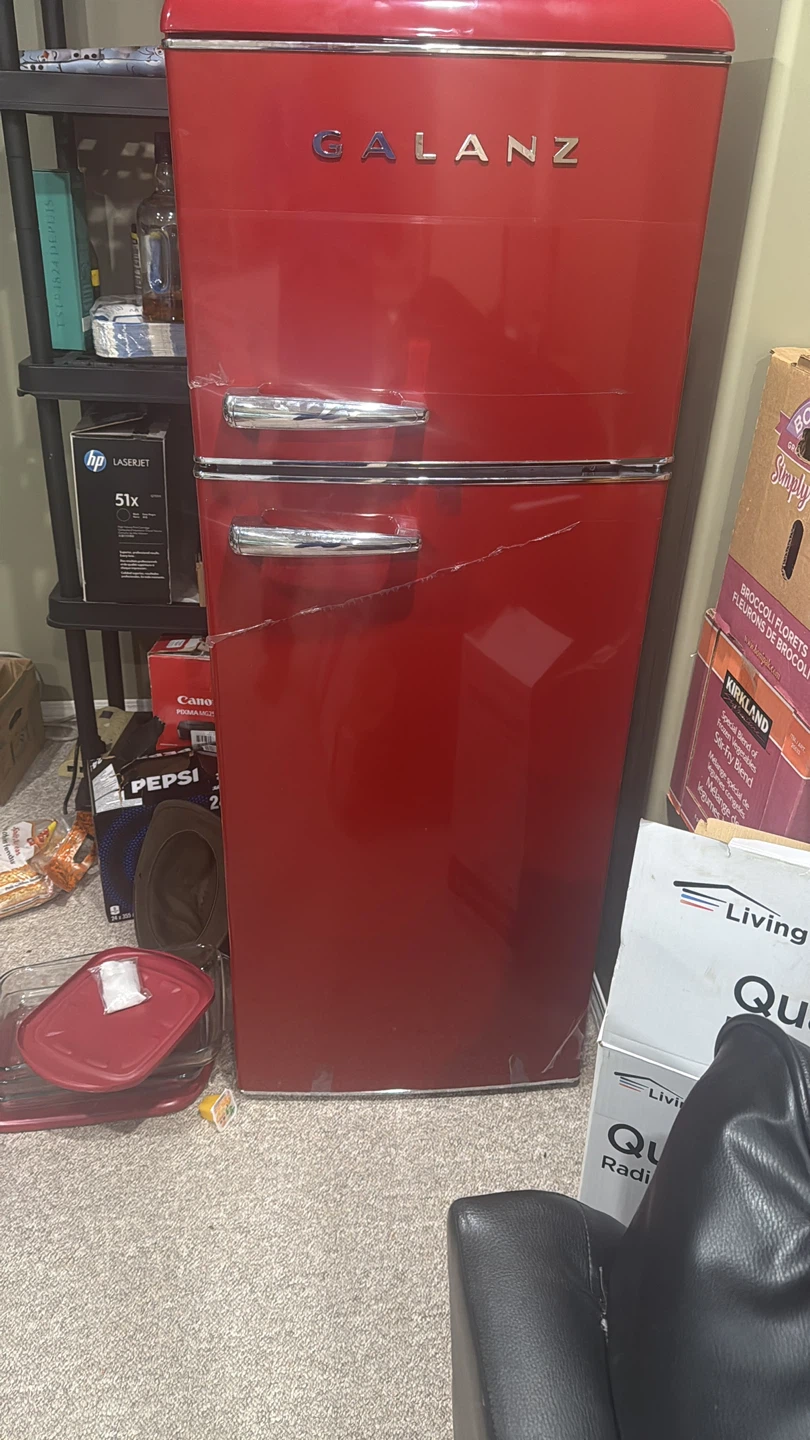Galanz Red Mini Fridge