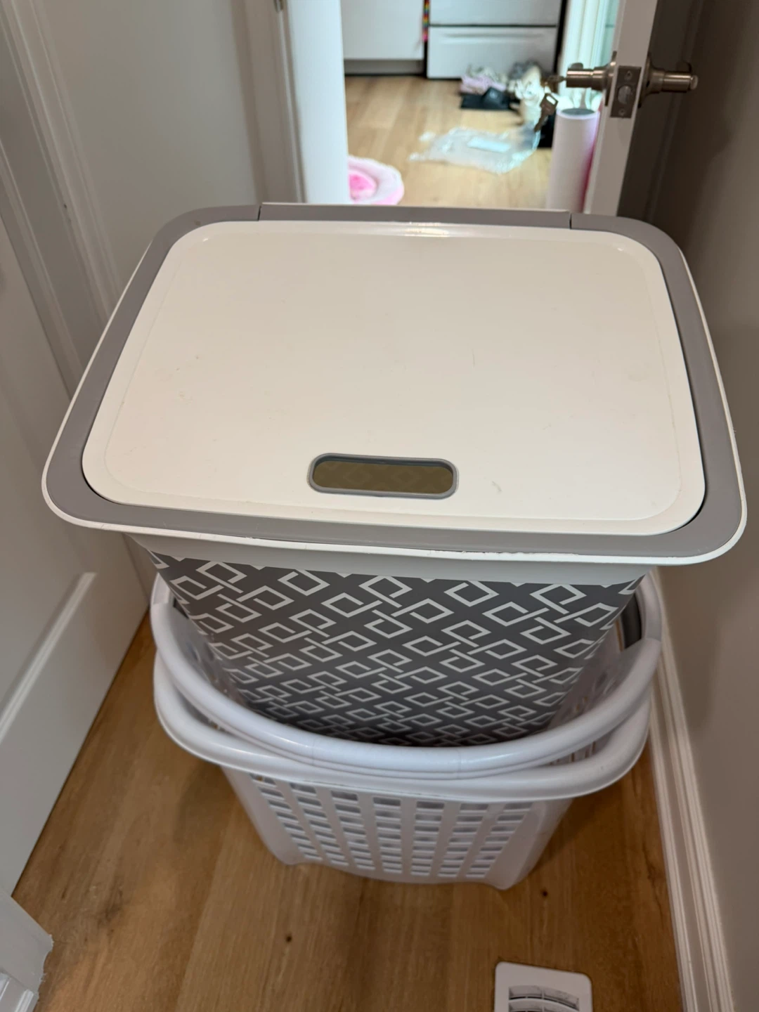 Foldable Laundry Basket with Lid - photo 4