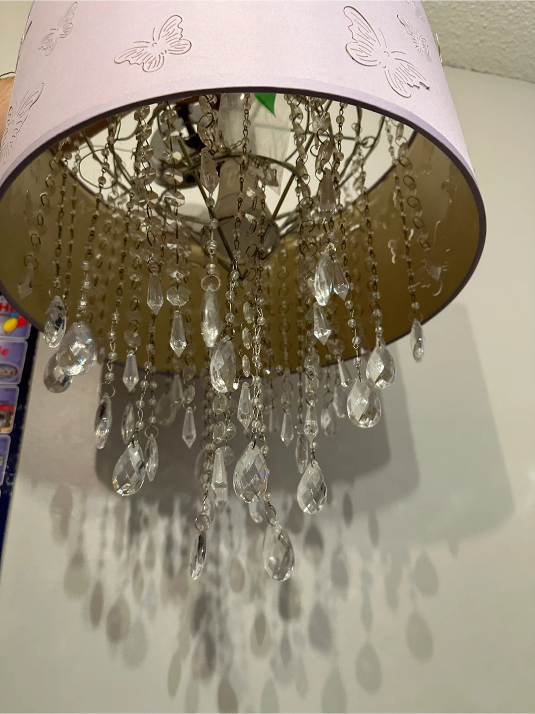 Purple Butterfly Chandelier Pendant Light - photo 4