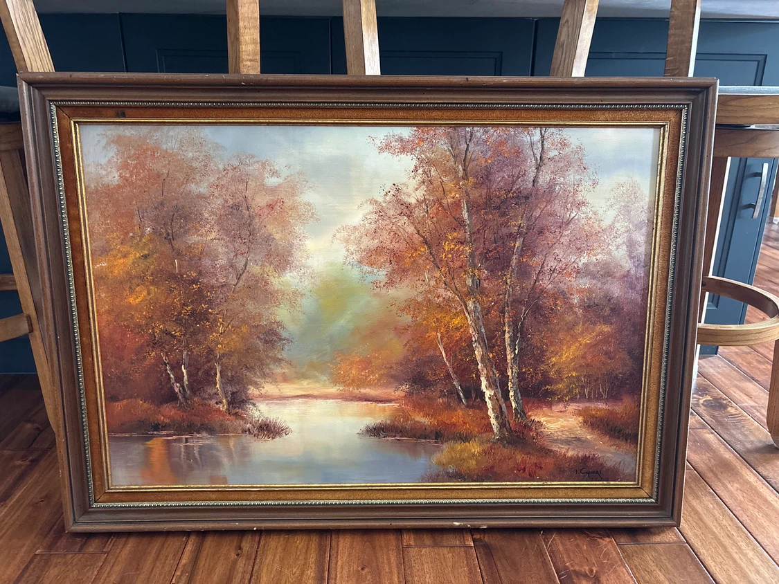 I. Cafieri Original Oil On Canvas Landscape