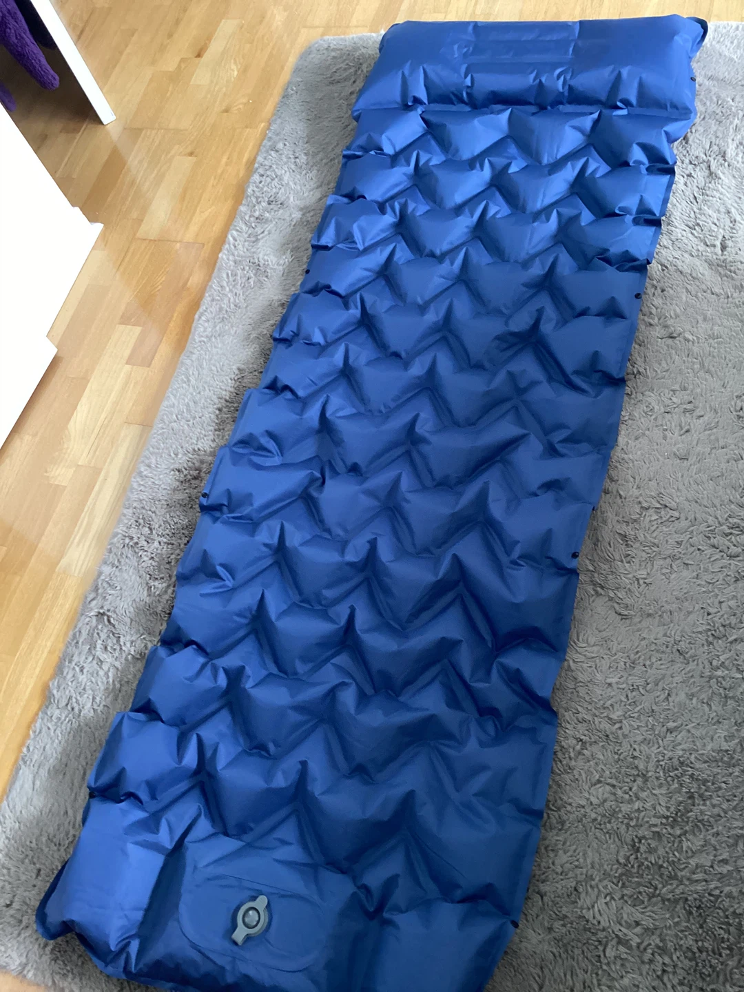 Free - gifting a Blue Inflatable Sleeping Pad