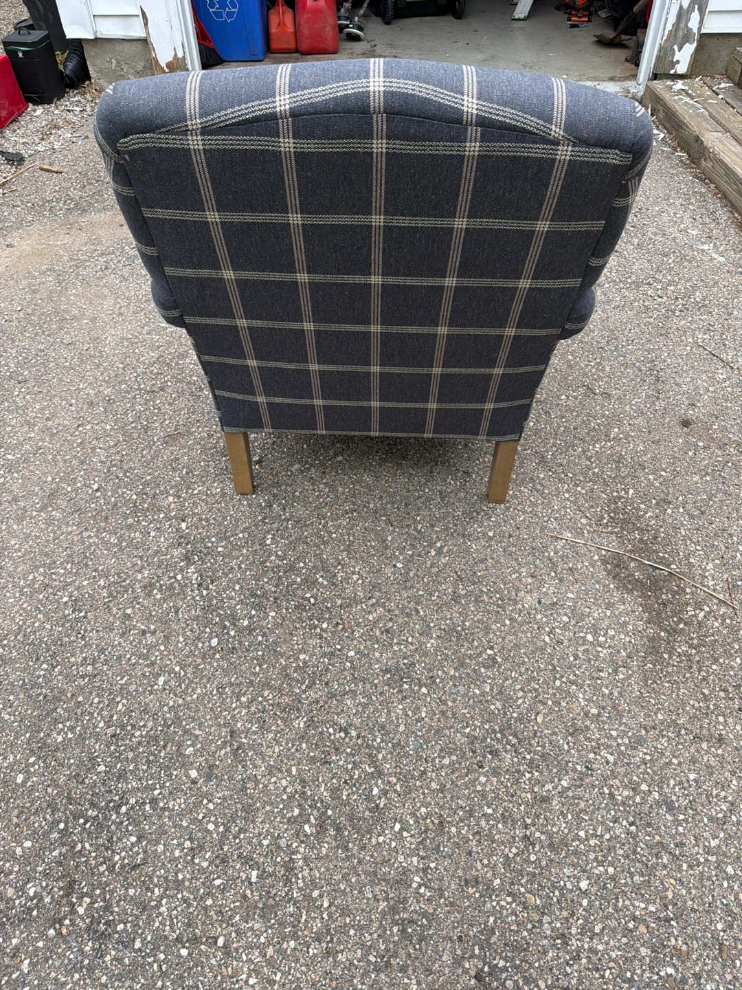 Plaid Accent Chair - photo 3