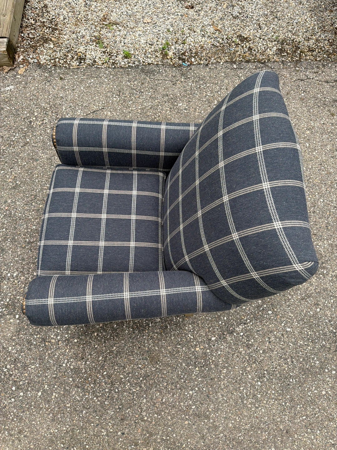 Plaid Accent Chair - photo 4