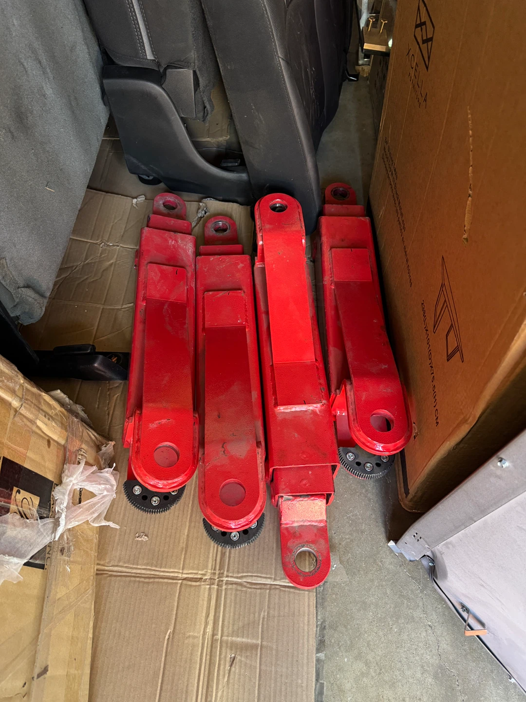 Heavy-Duty Adjustable Lift Arms – Complete Set (4 Pieces)