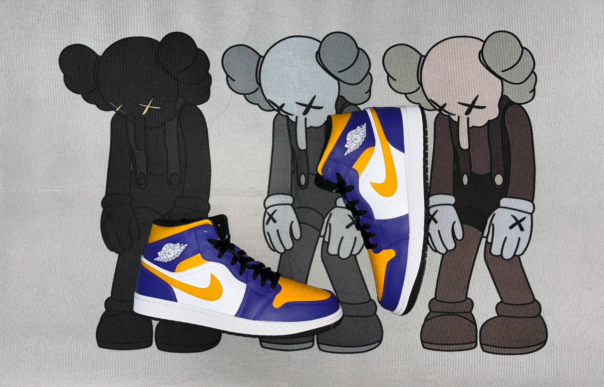 Jordan Retro 1 Mid “Lakers” Colorway