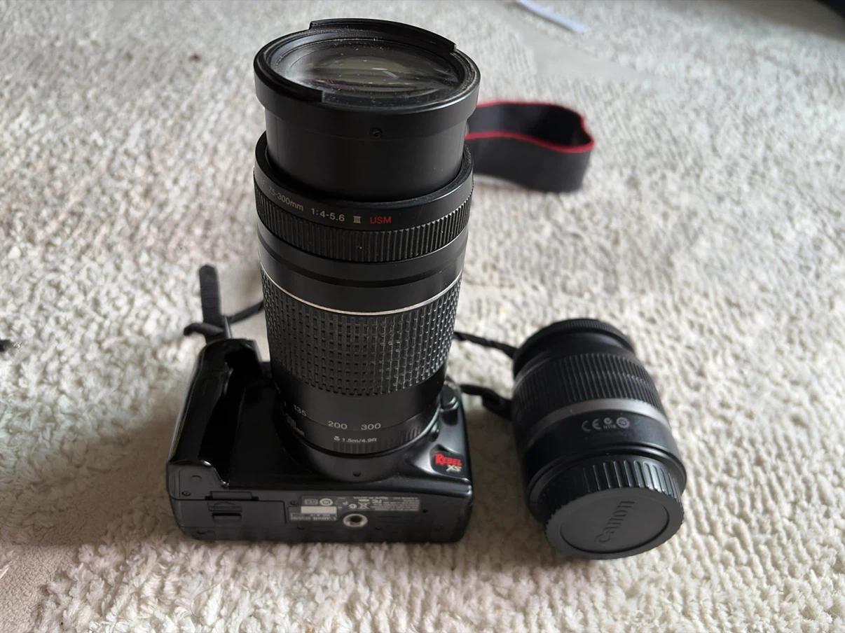 Canon EOS Digital Rebel Camera with Zoom Lens