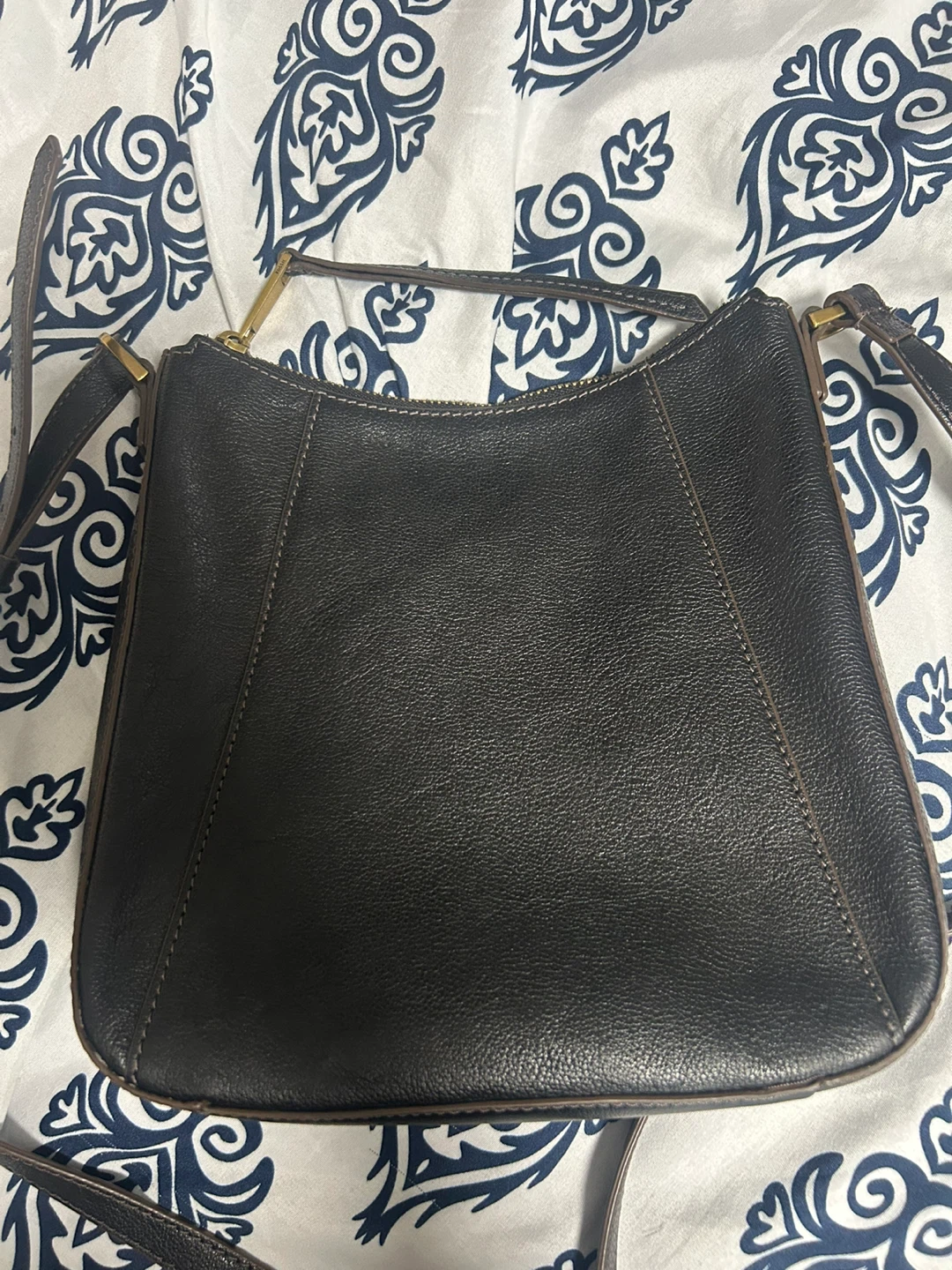 Fossil Black Leather Shoulder Bag - photo 3
