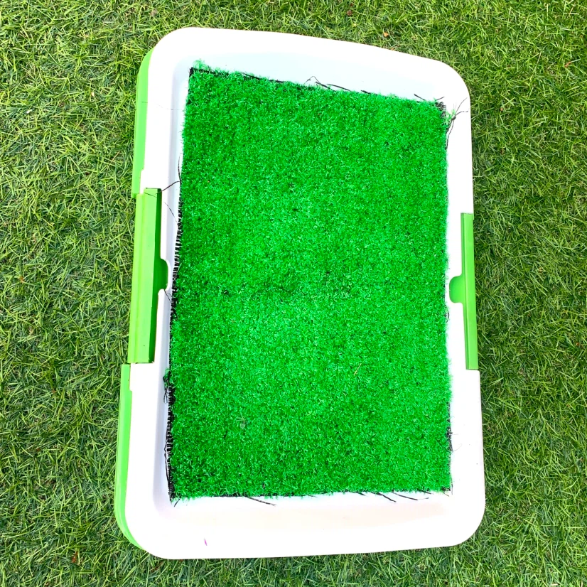 Pet Potty Training Tray Dog Grass Pee Pad Indoor Pets Toilet - photo 2