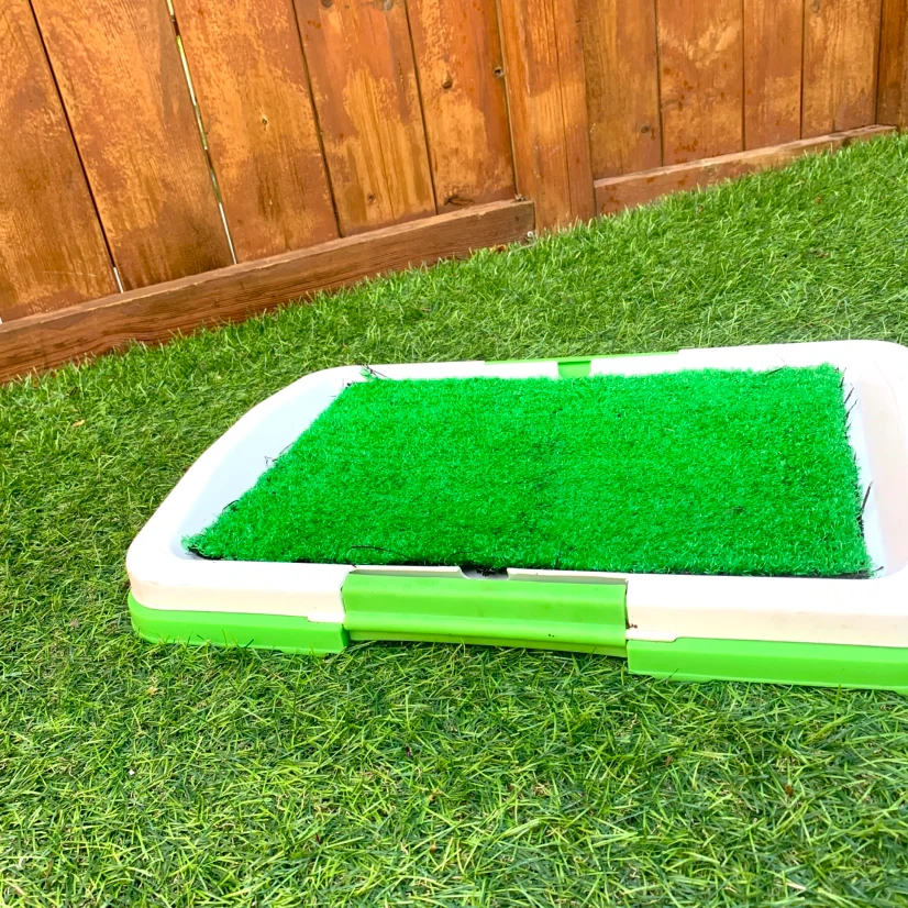 Pet Potty Training Tray Dog Grass Pee Pad Indoor Pets Toilet - photo 3