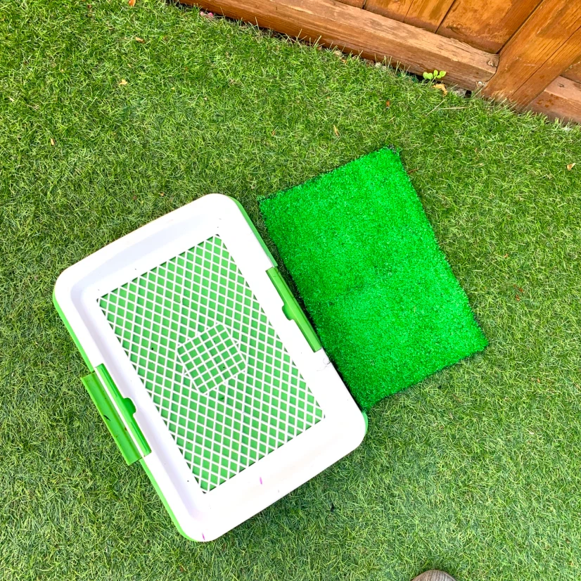 Pet Potty Training Tray Dog Grass Pee Pad Indoor Pets Toilet - photo 4