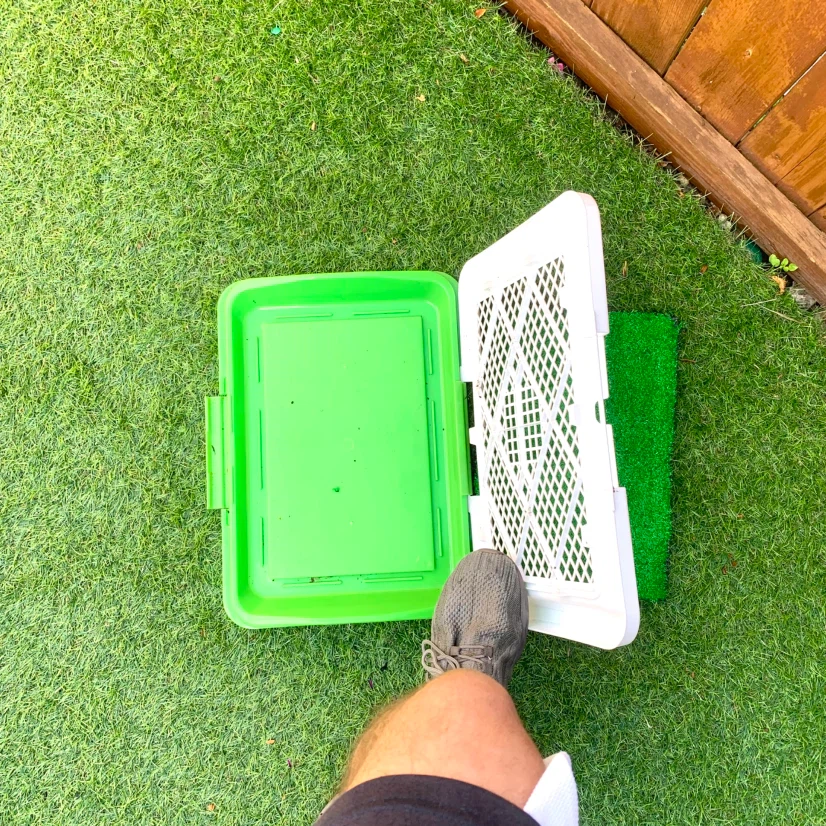 Pet Potty Training Tray Dog Grass Pee Pad Indoor Pets Toilet - photo 5