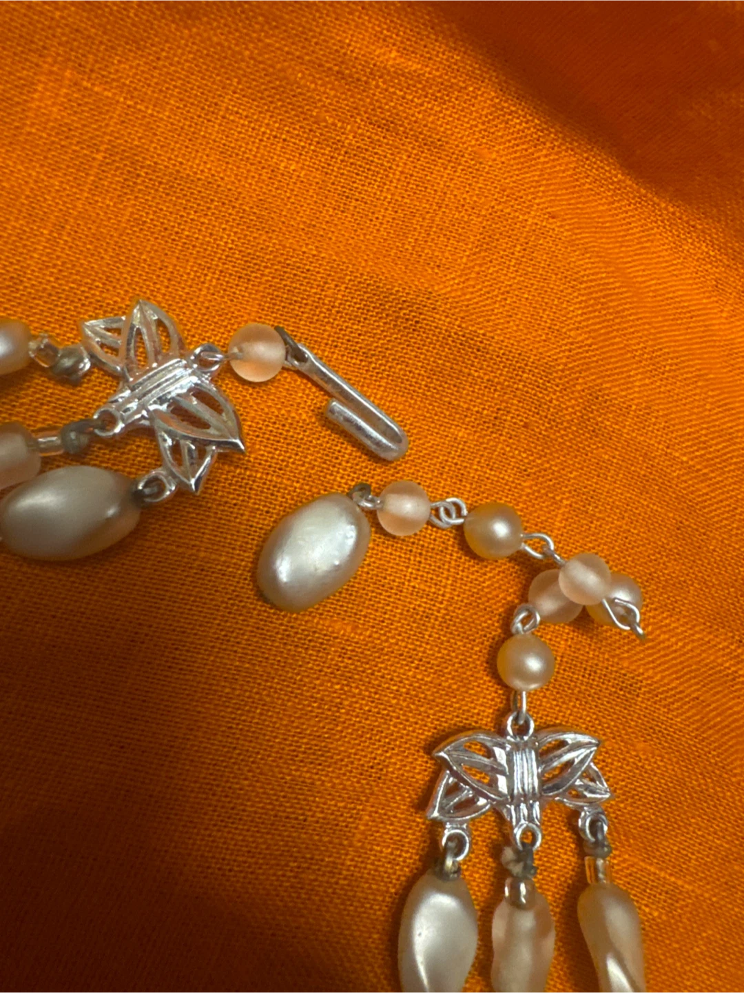Multilayered Beaded Necklace with Silver Clasp - photo 3