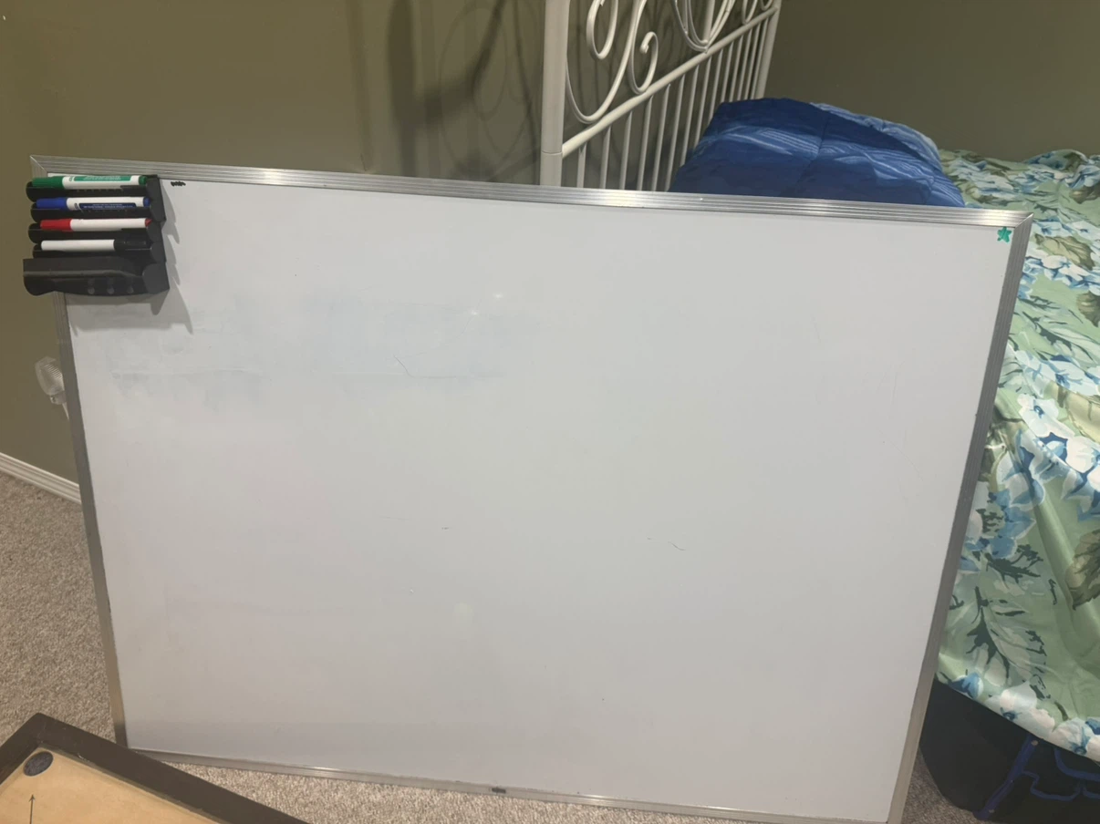 Whiteboard with Markers