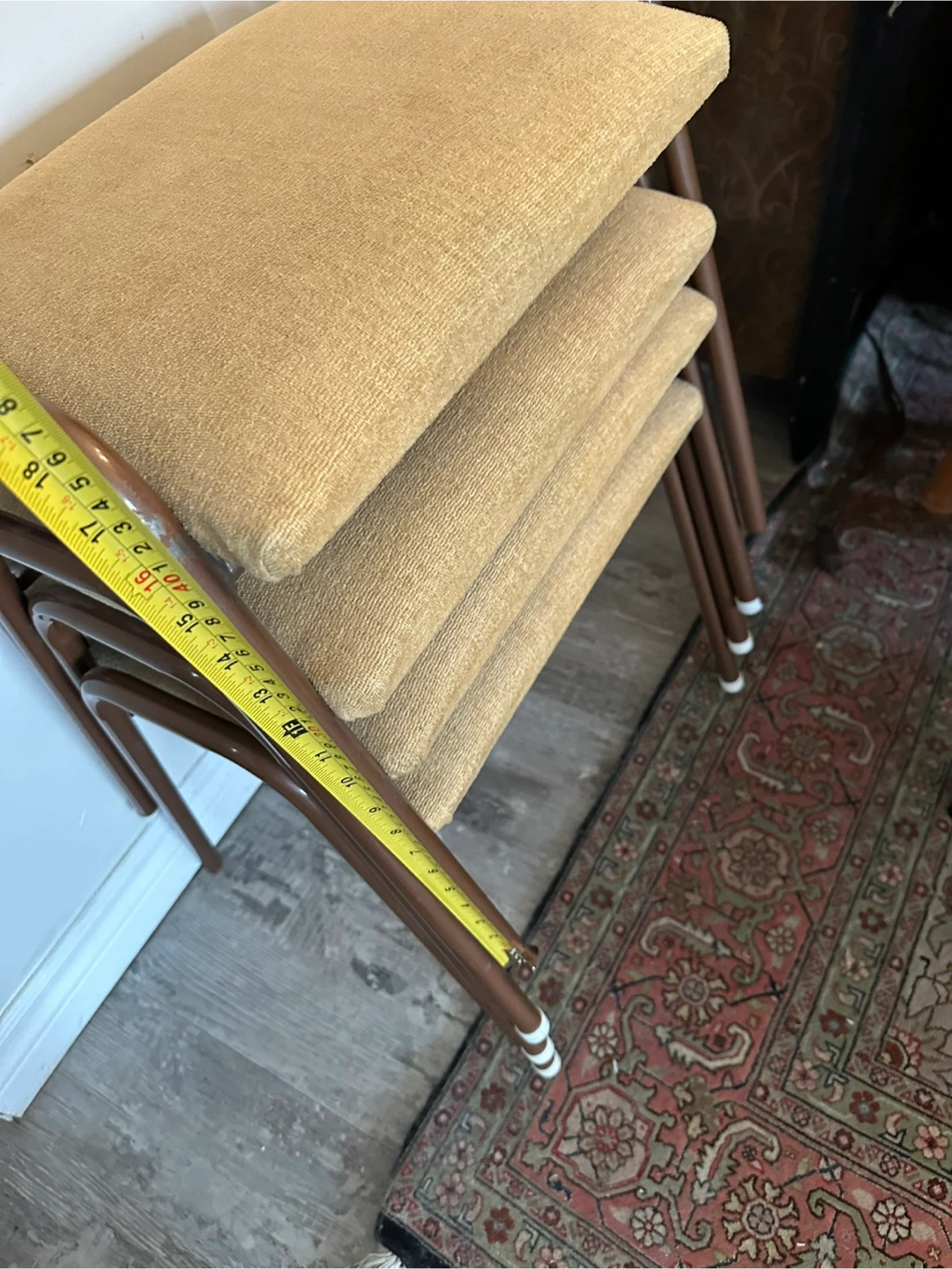 Set of 4 Stacking Stools - photo 5