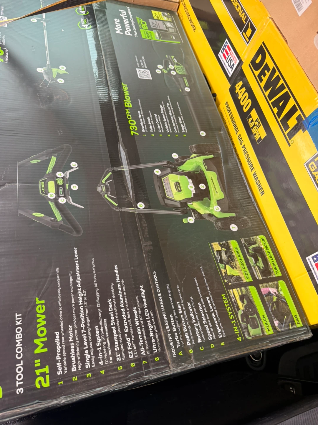 Greenworks 80V 3-Tool Combo Kit - photo 2