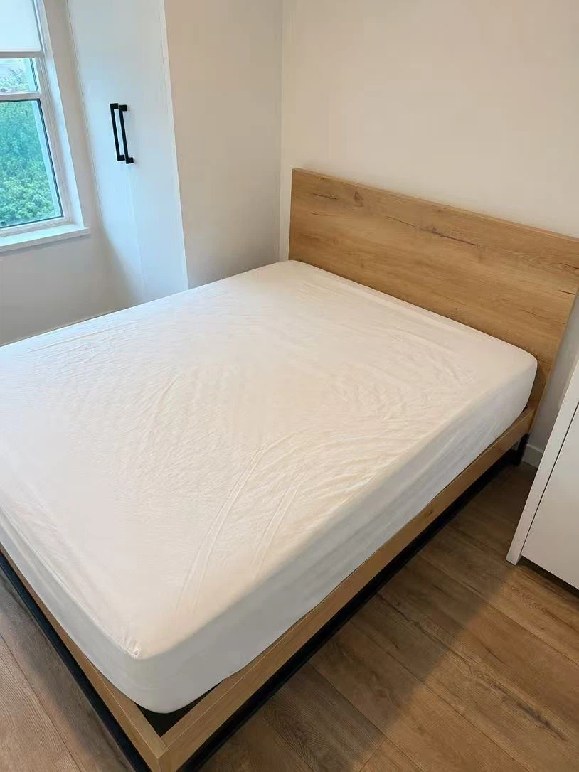 Double size  Bed Frame with Headboard MEMORY FORM