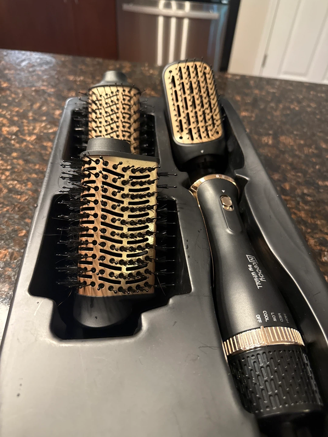 NiceBoy by WHALL "Black Gold Line" Hot Air Brush HB-821 - photo 5