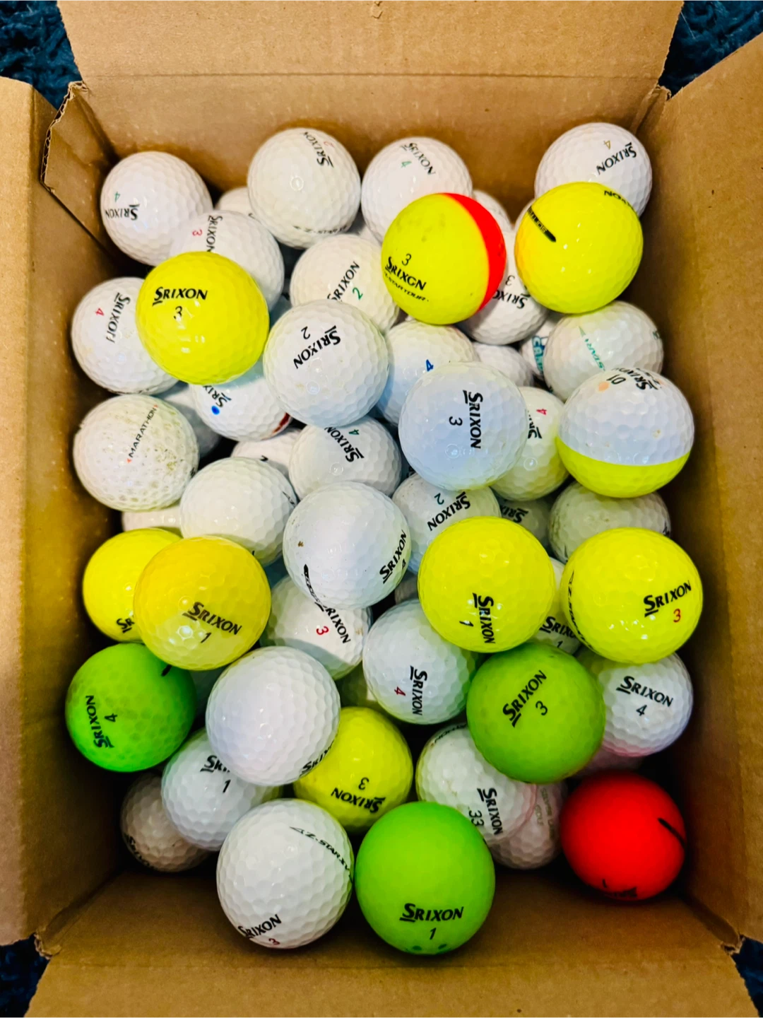 SRIXON GOLF BALL LOT – 73 BALLS