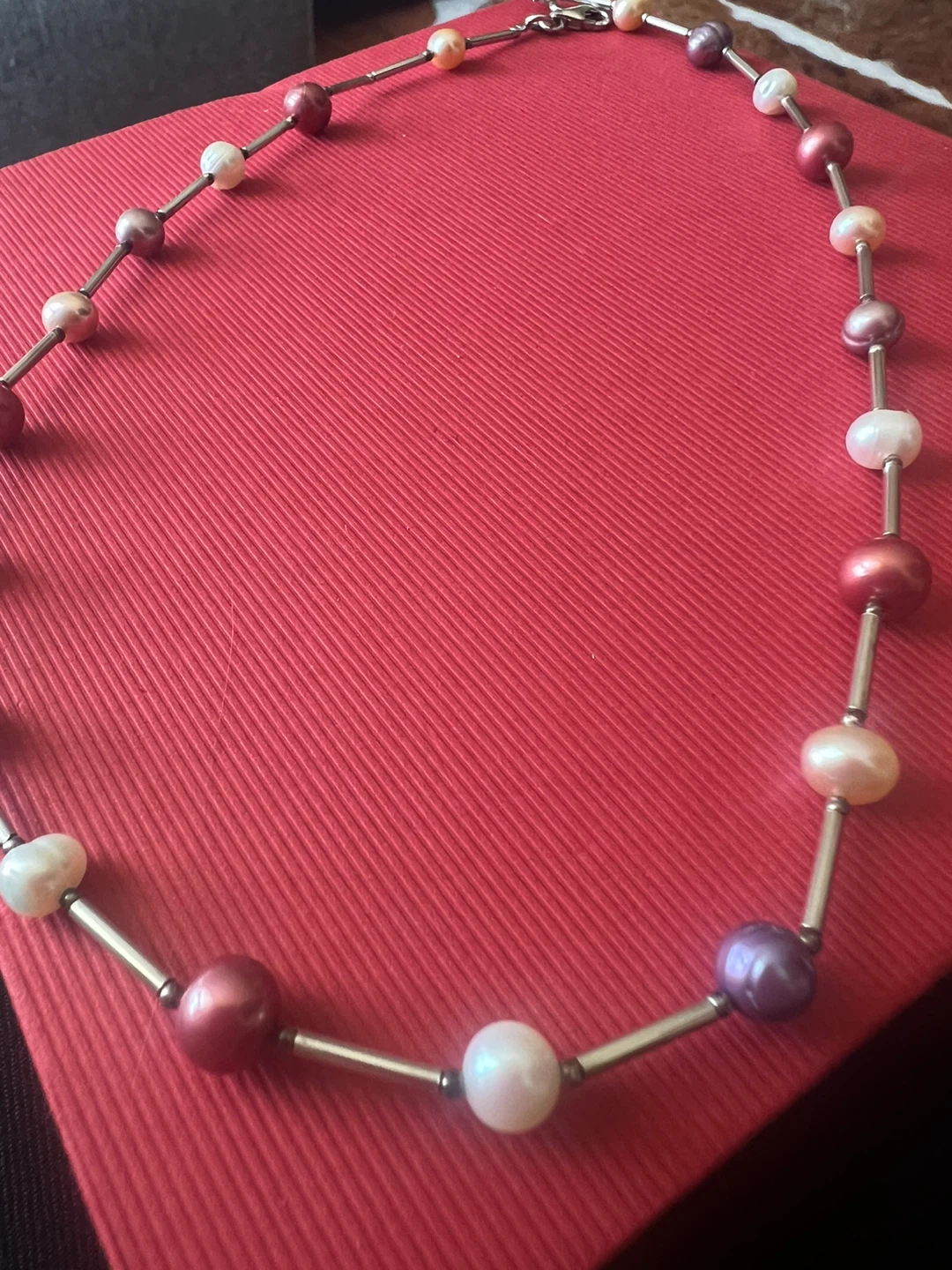 Sterling Silver Pearl Necklace