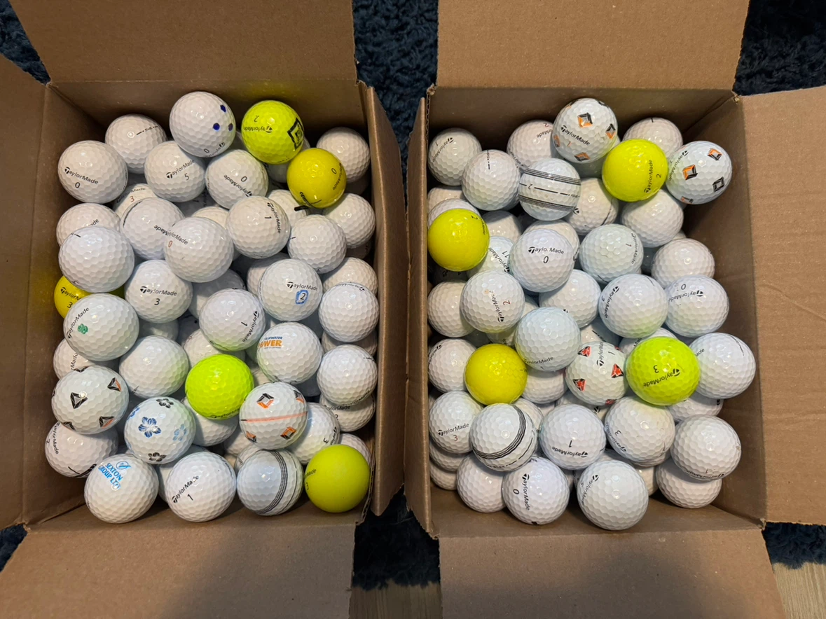 TAYLORMADE GOLF BALL LOT – 110 BALLS