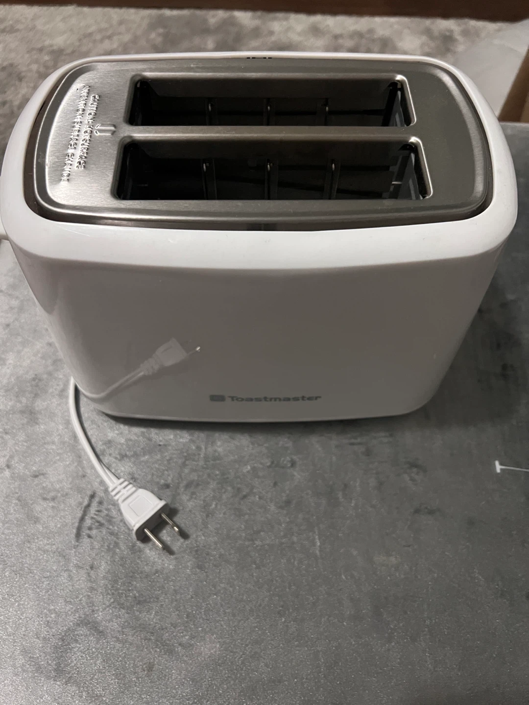 Toastmaster White 2-Slice Toaster