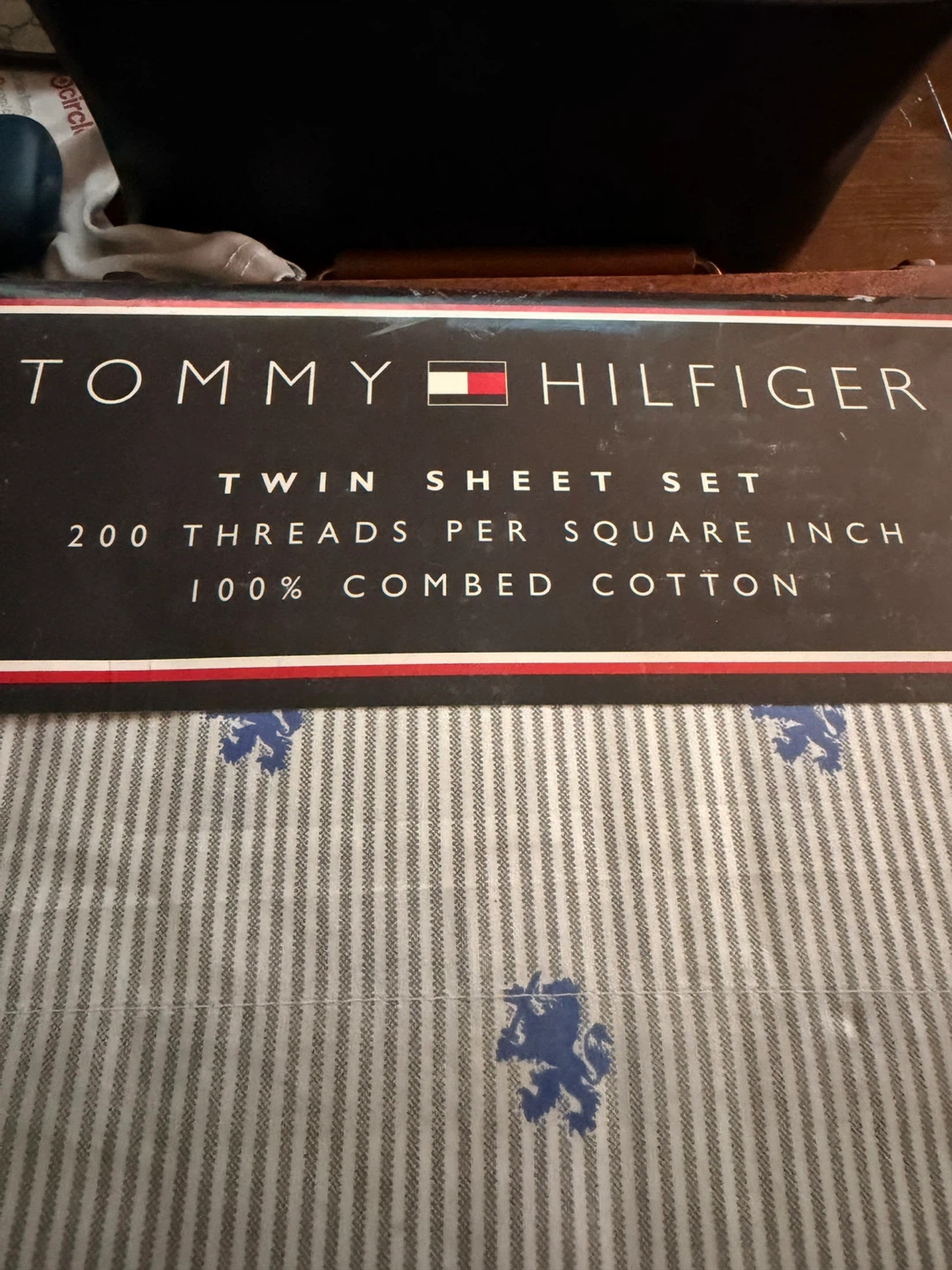 Tommy Hilfiger Twin Sheet Set - 100% Combed Cotton, 200 Threads - photo 2