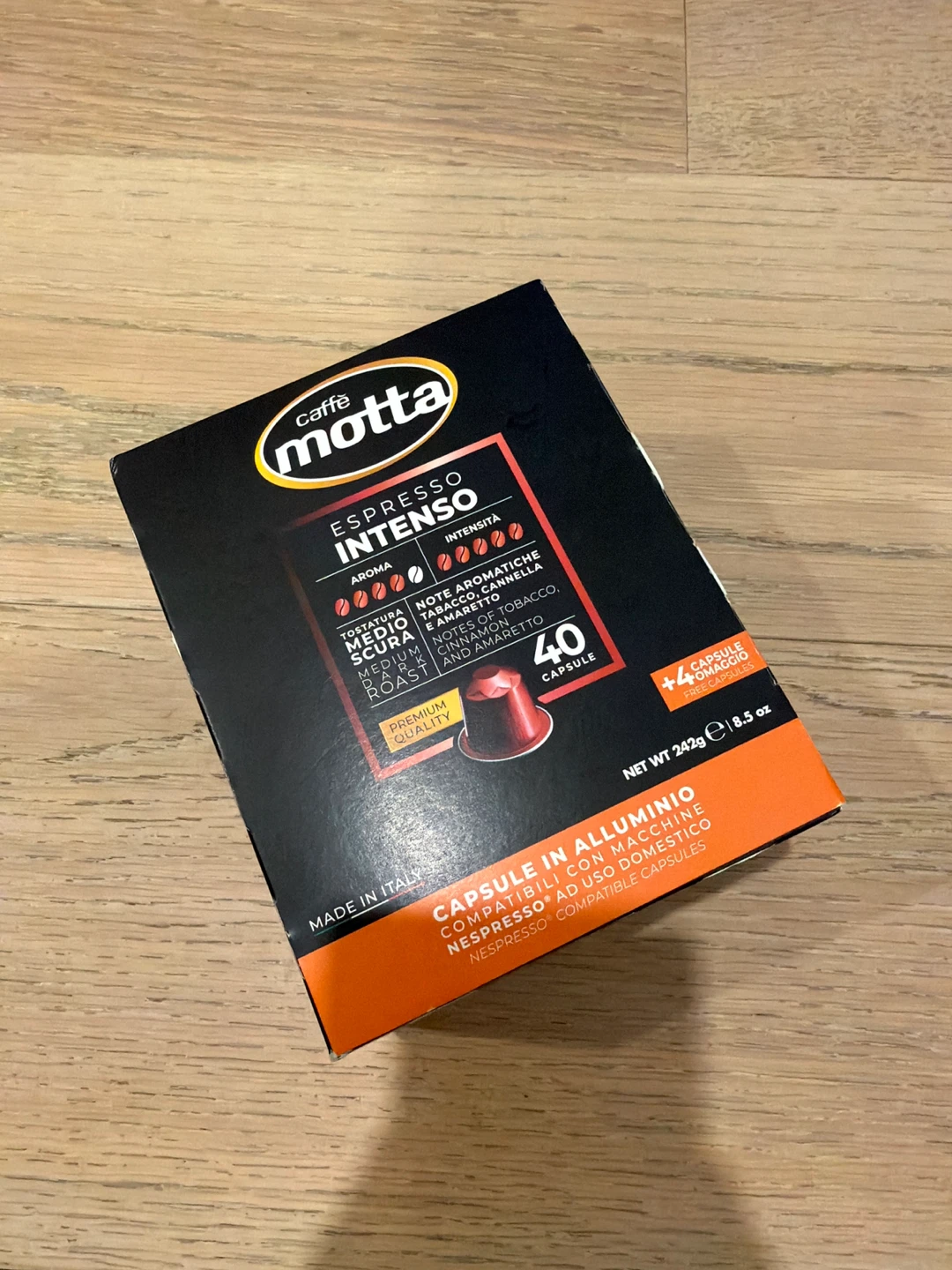 Caffè Motta Espresso Intenso Coffee Capsules - 40 Pack - photo 2