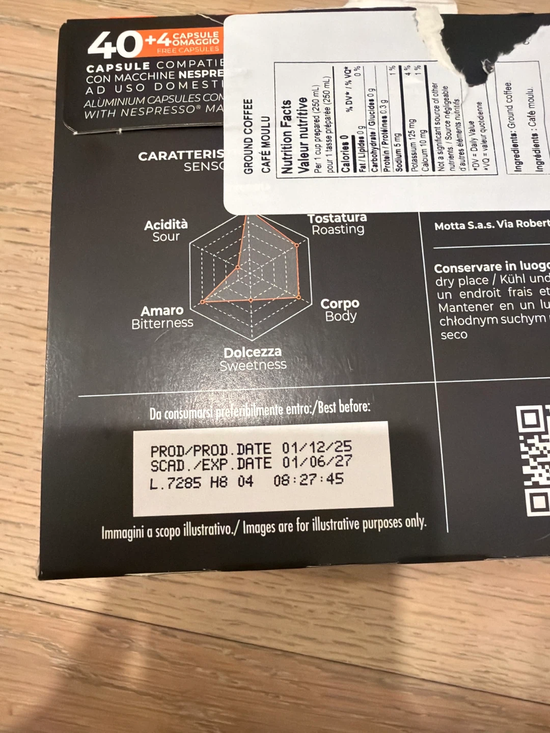 Caffè Motta Espresso Intenso Coffee Capsules - 40 Pack - photo 3