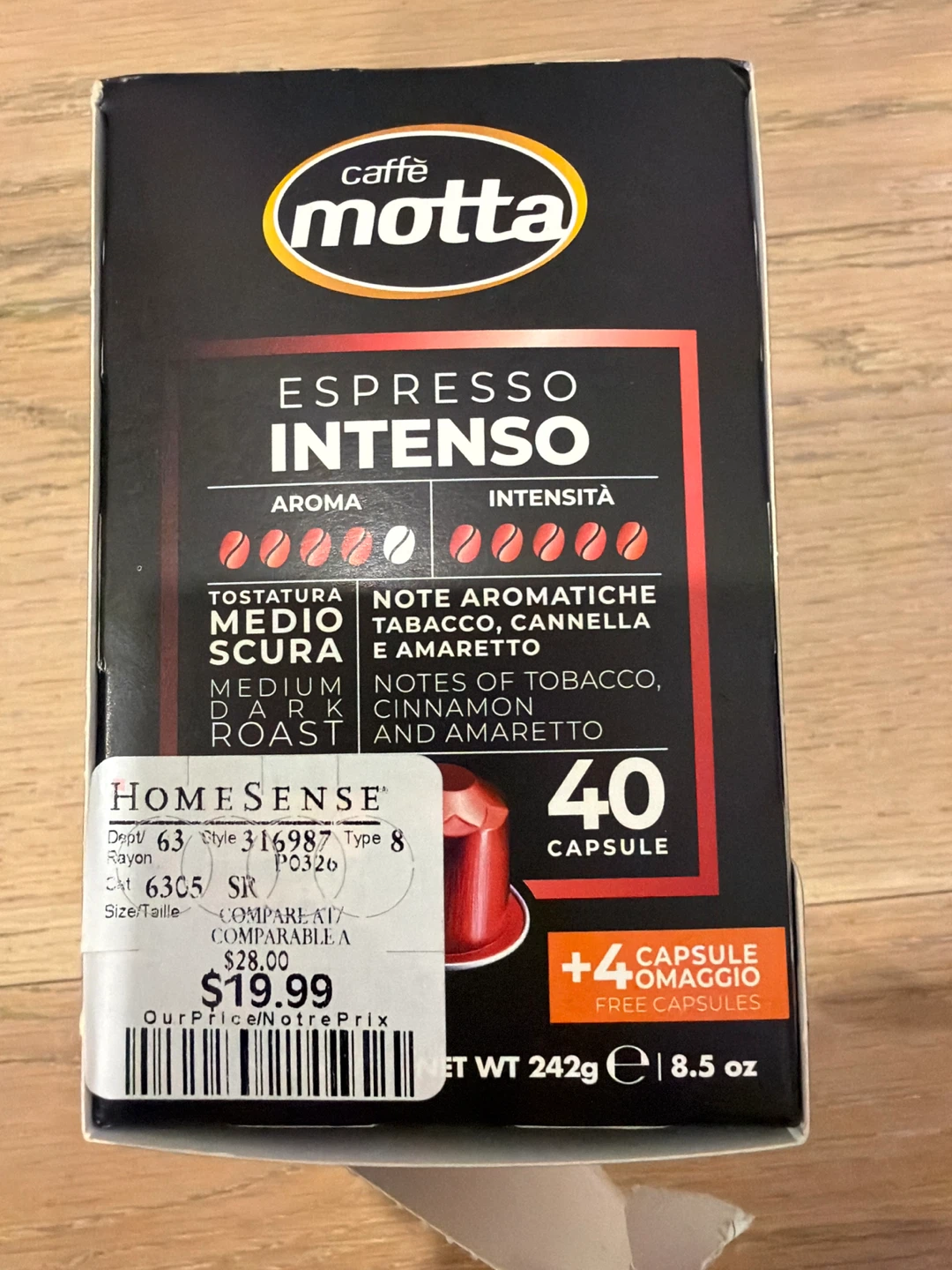 Caffè Motta Espresso Intenso Coffee Capsules - 40 Pack - photo 4