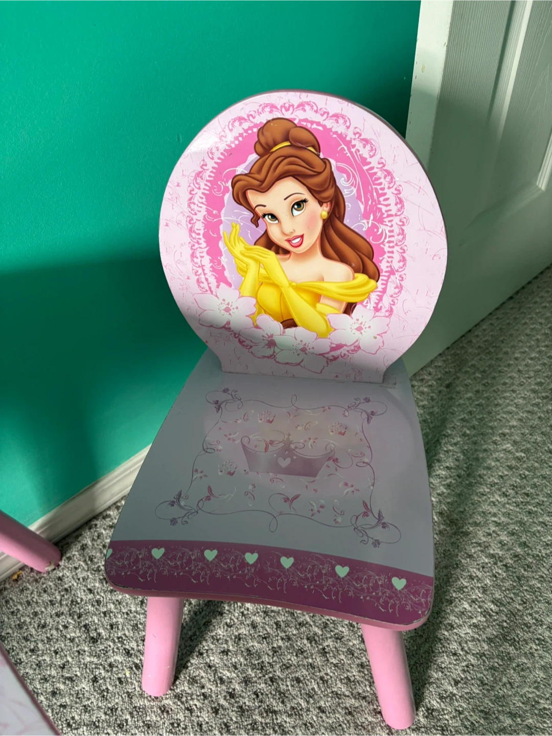 Disney Princess Kids Table and Chairs Set - photo 4