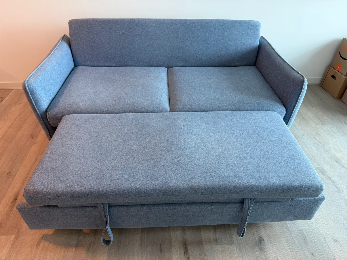Blue Sofa Bed - photo 3