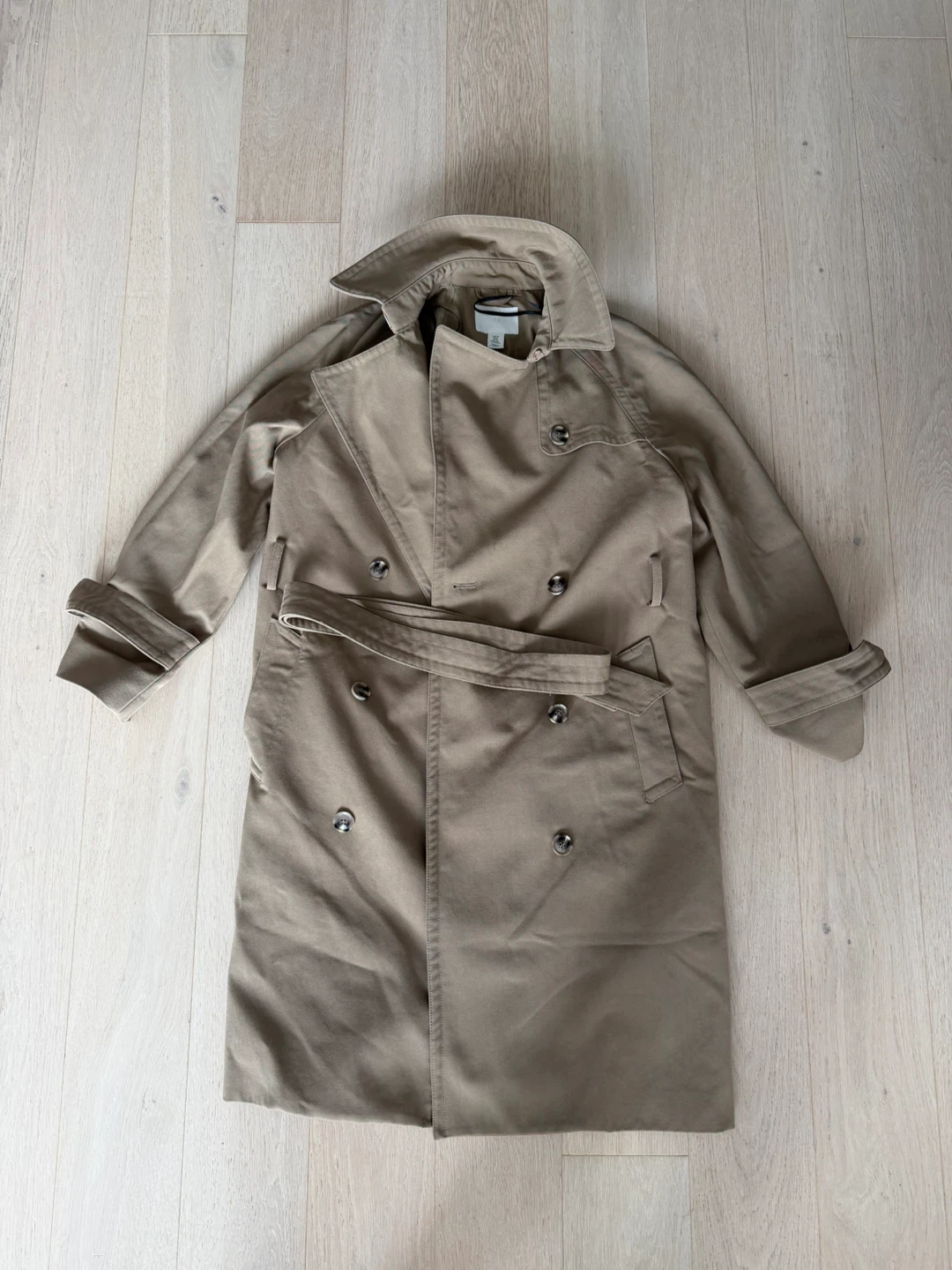 H&M Double-Breasted Trench Coat
