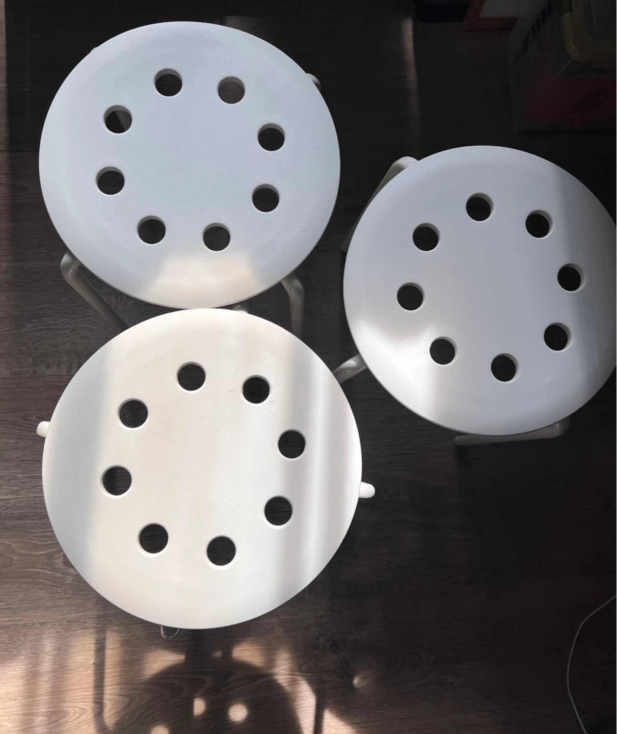 IKEA MARIUS Stool - White - Set of 3 - photo 3