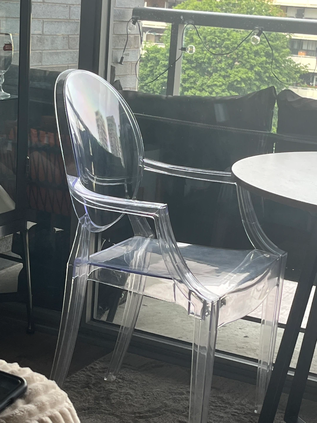 Clear Acrylic Accent Chair - photo 4