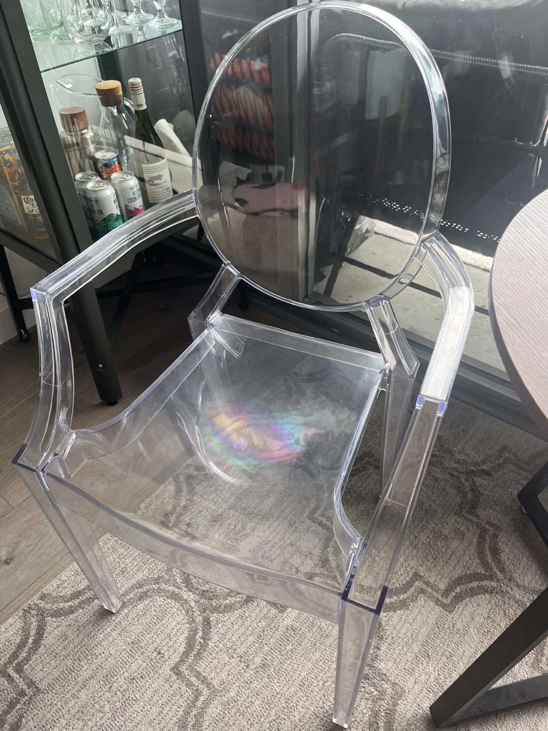Clear Acrylic Accent Chair