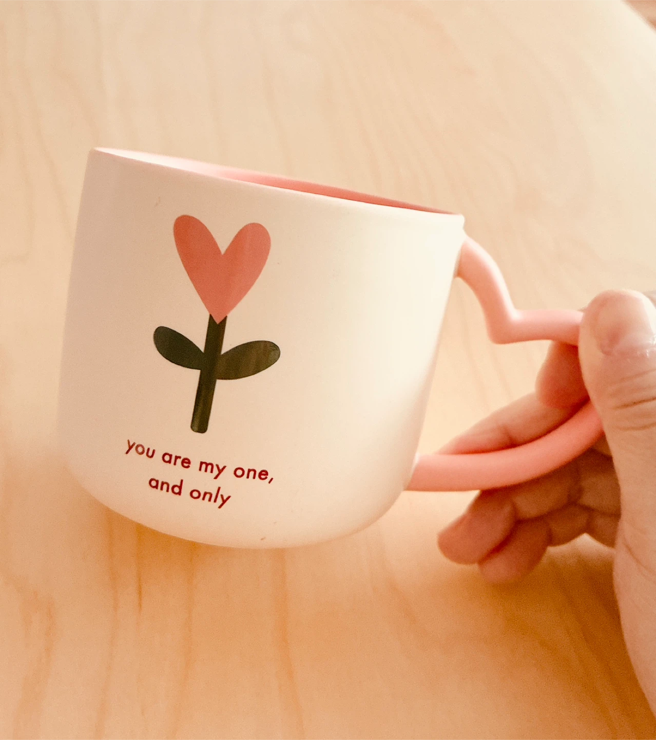Indigo Heart Flower Mug - photo 2