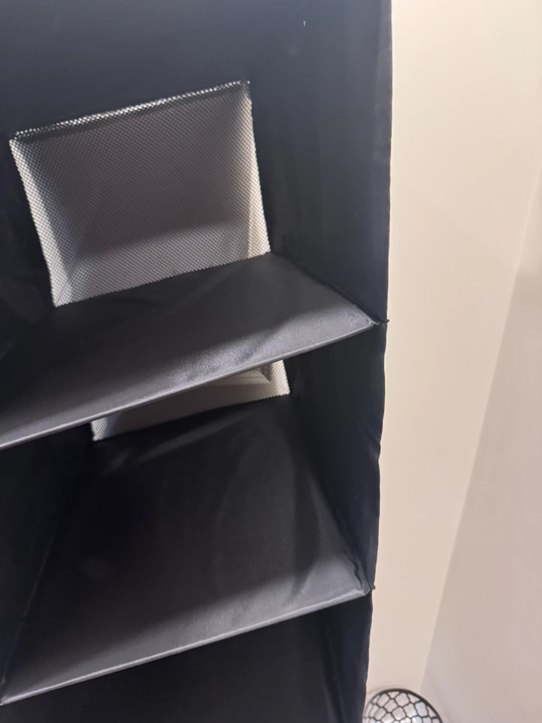 Black Hanging Closet Organizer - photo 3