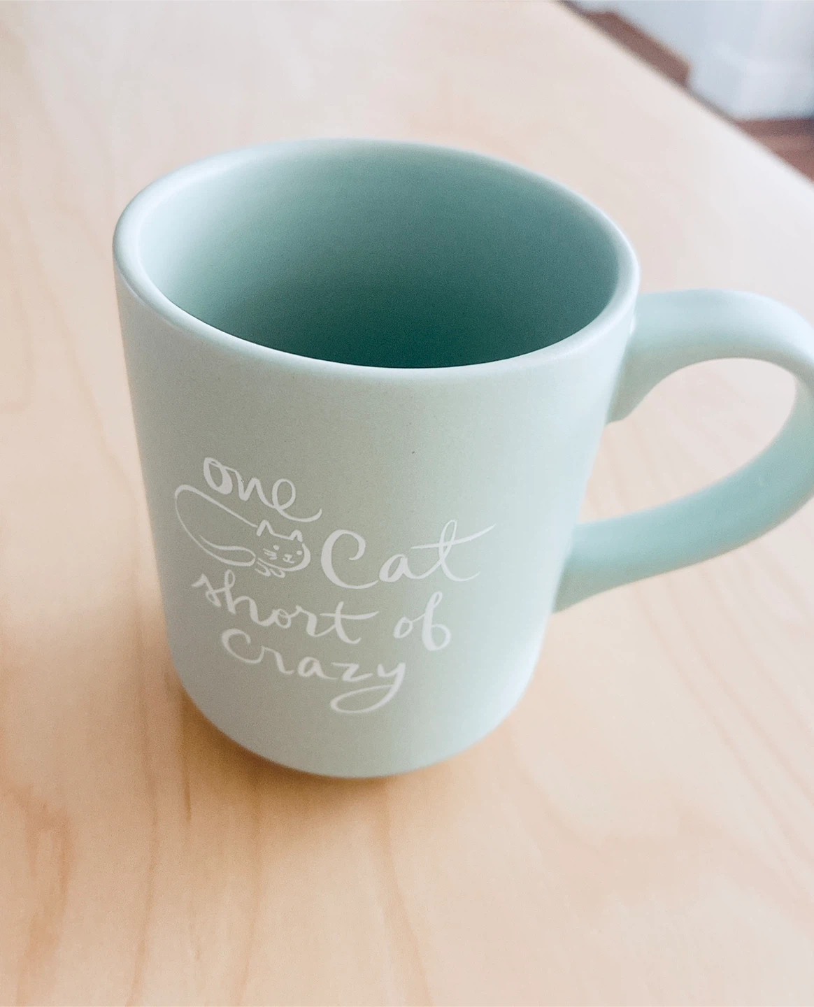 Pet Shop "One Cat Short of Crazy" Mug