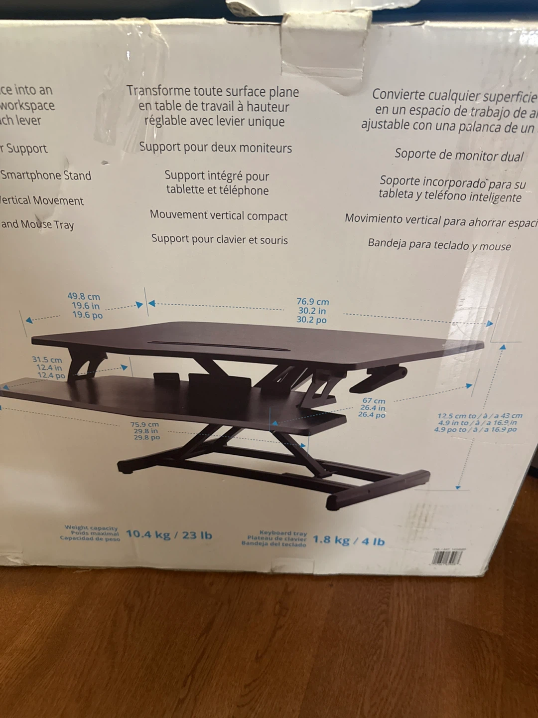 AirLift Pro Pneumatic Sit-to-Stand Desk Riser - photo 4