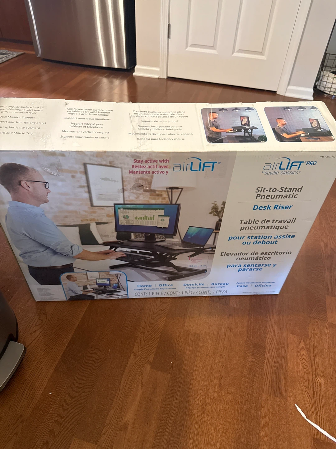 AirLift Pro Pneumatic Sit-to-Stand Desk Riser - photo 2