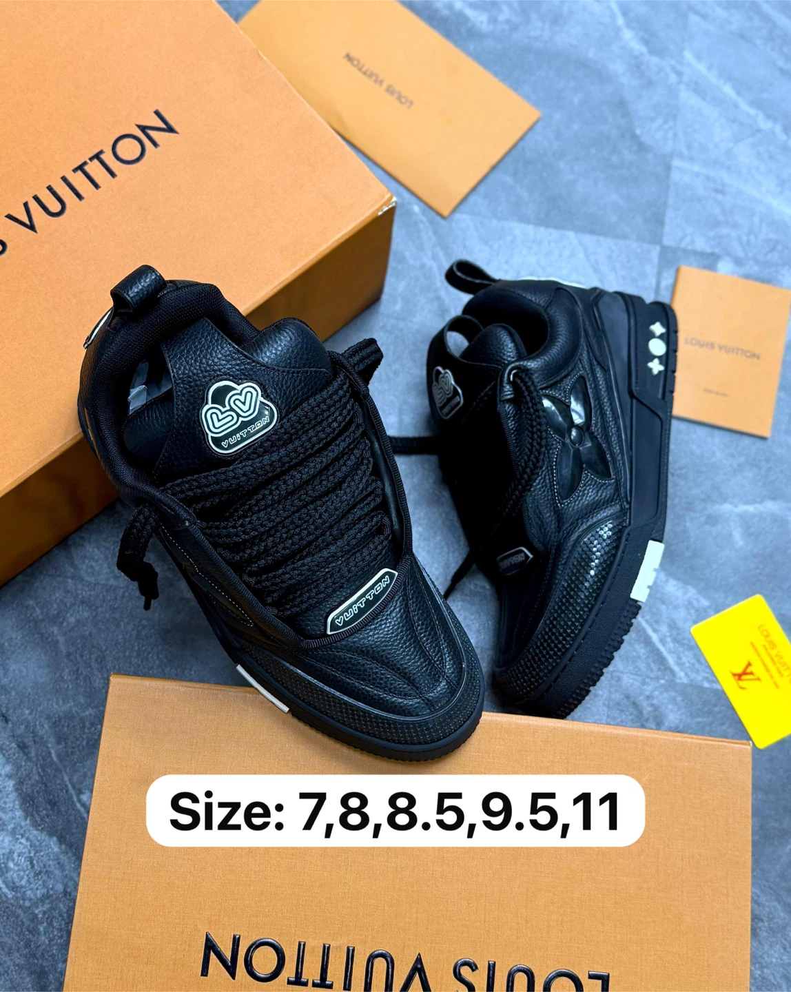 Louis Vuitton Black Sneakers