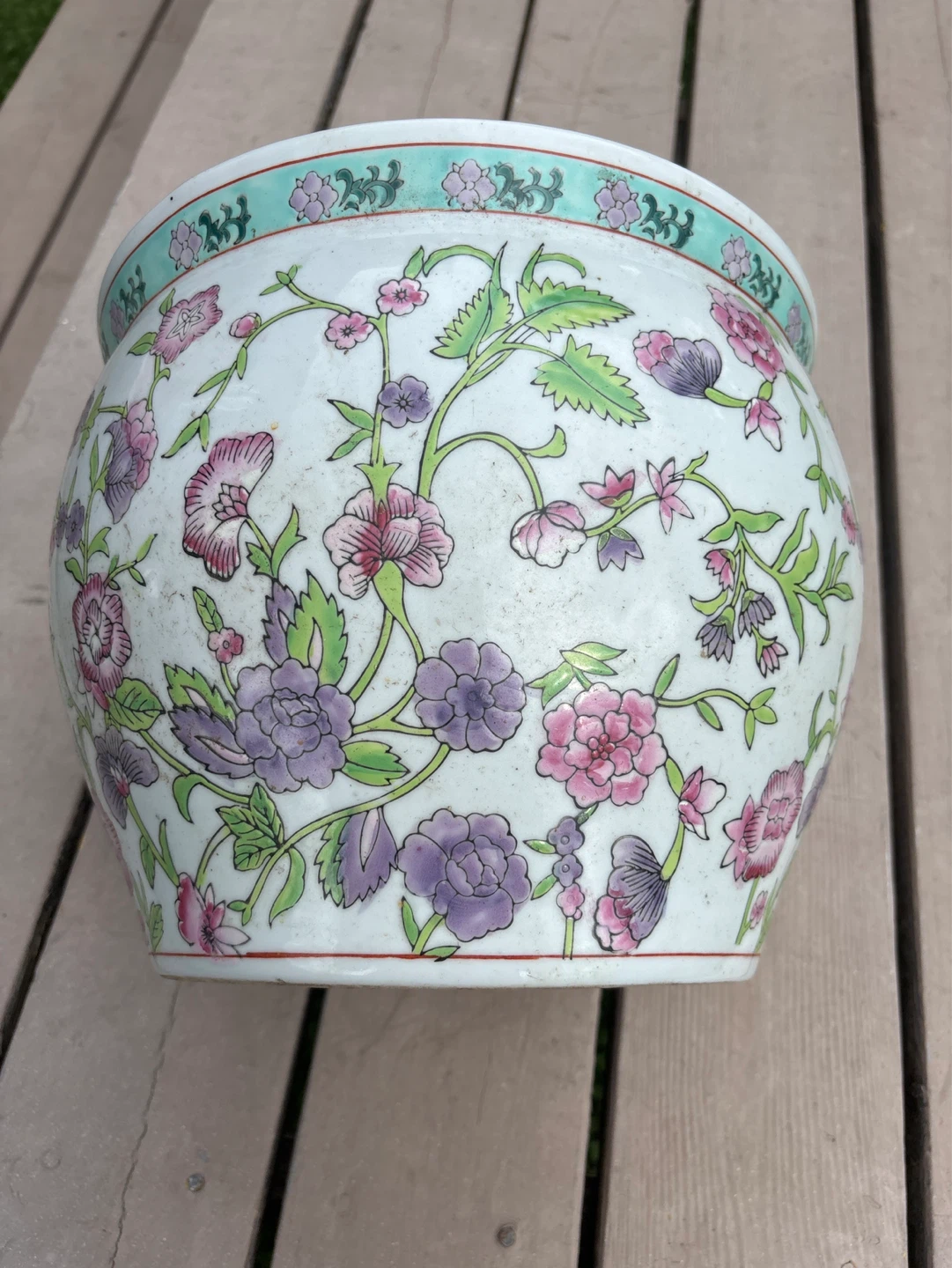 Decorative Ceramic Pot with Koi Fish Design - photo 4