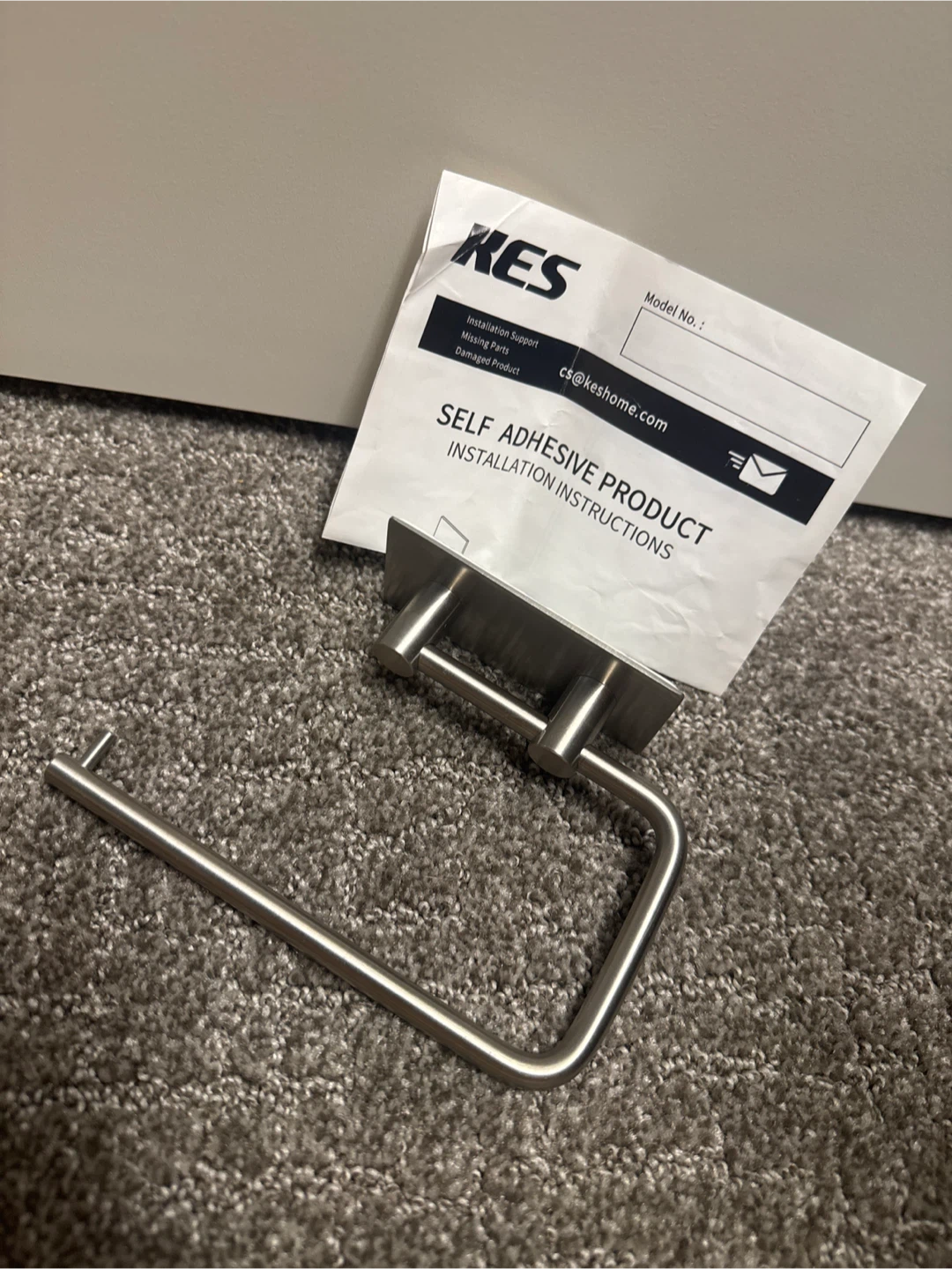 KES Self Adhesive Toilet Paper Holder