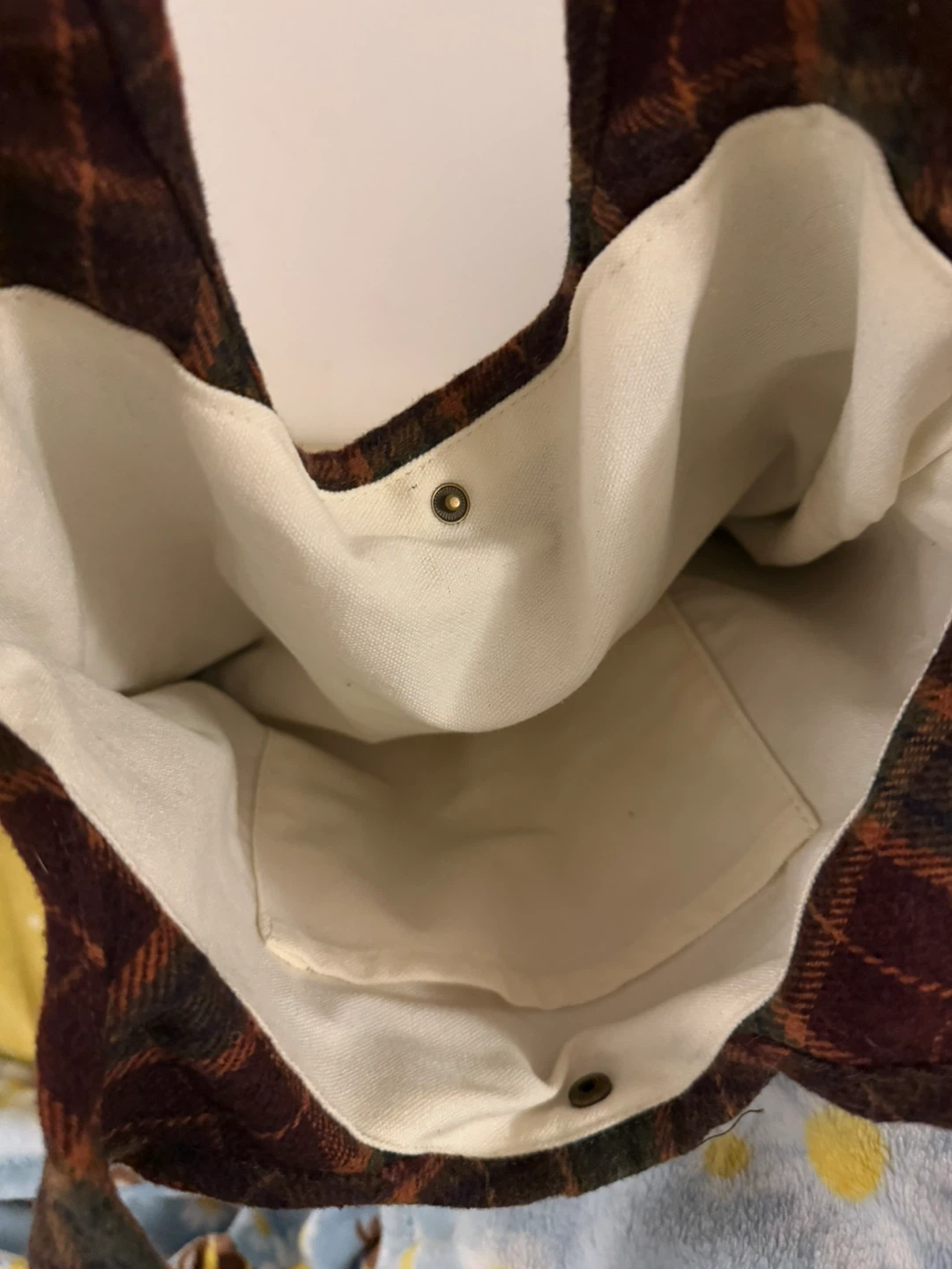 Handmade Plaid Shoulder Bag - photo 3