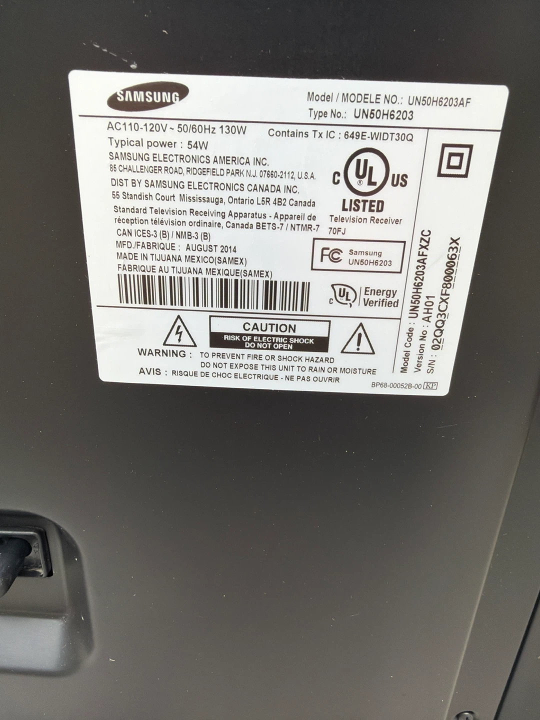 Samsung UN50H6203AFXZA 50" Smart LED TV - photo 3