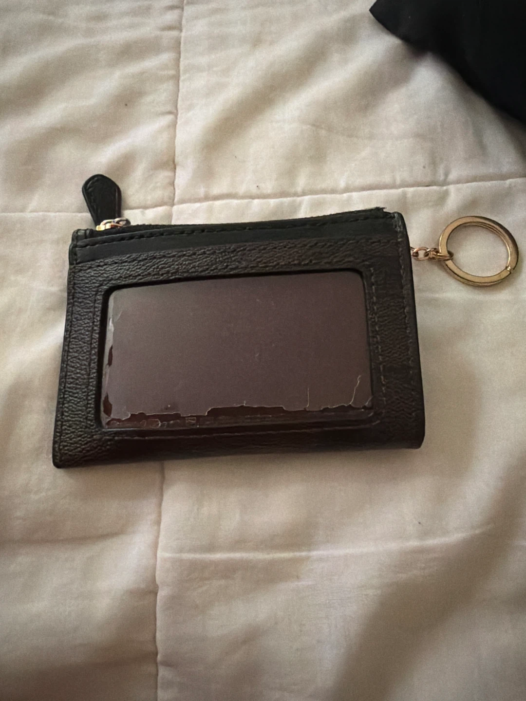 Coach Card Holder with Zipper Coin Pocket - photo 2