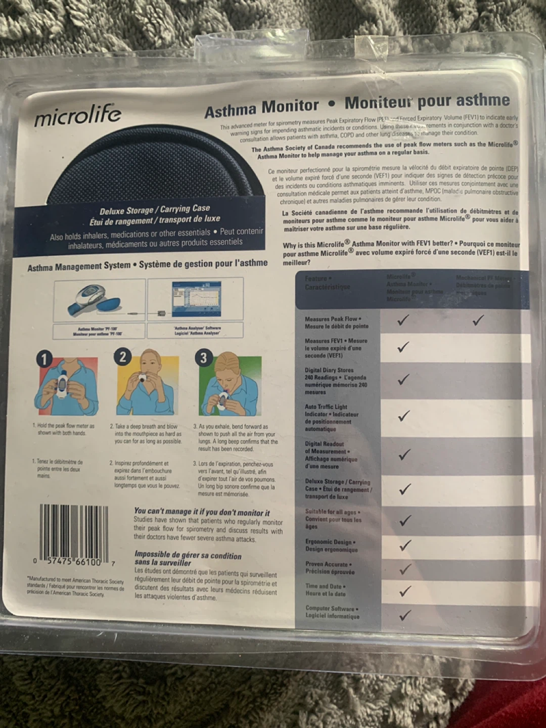 Microlife Asthma Monitor - photo 2